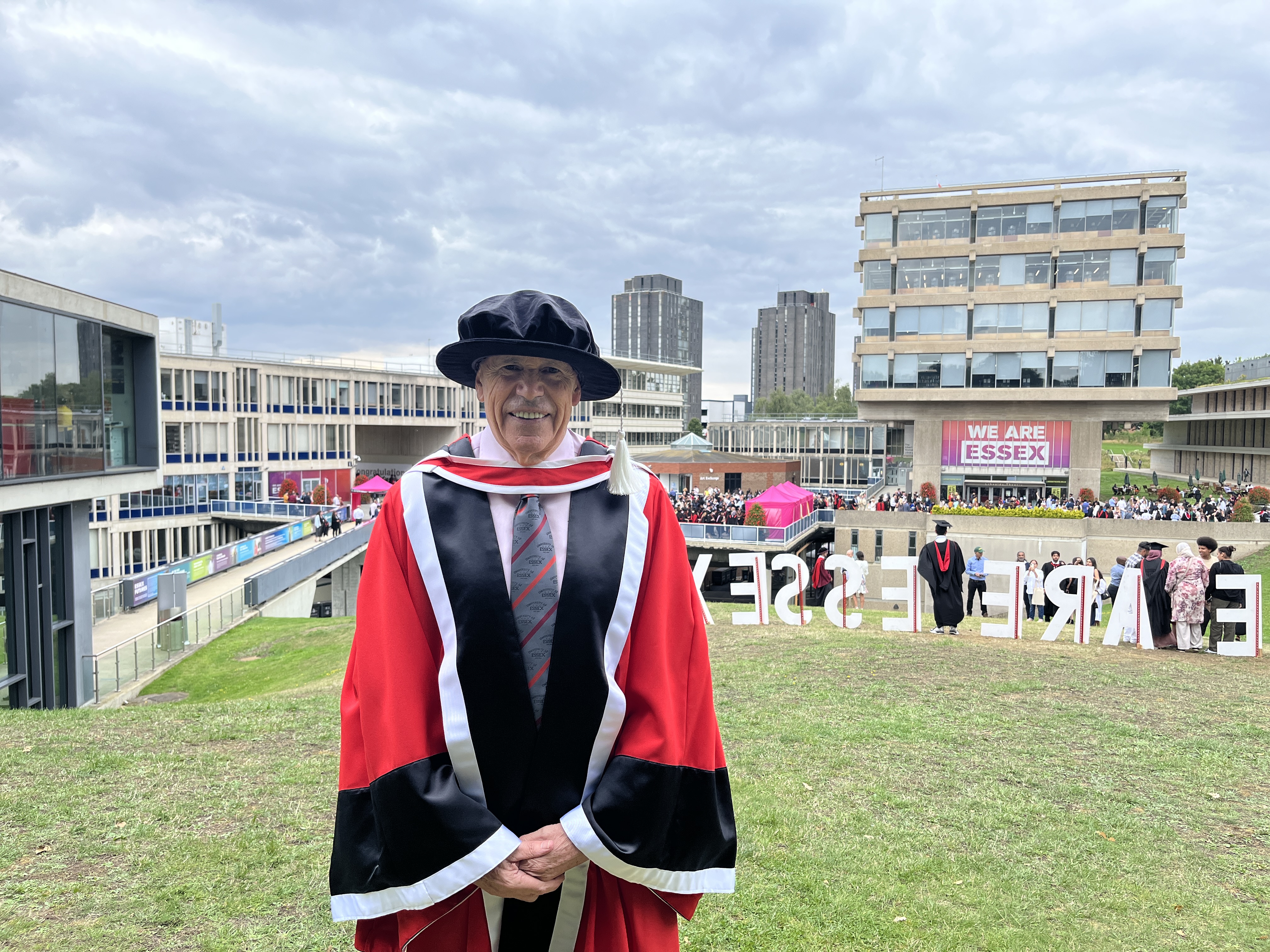 Steve Long in ceremonial robes