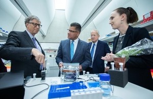 Bill Gates meets with UKAid